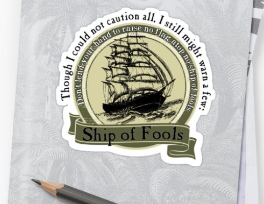 Grateful Dead - Ship of Fools - Sticker