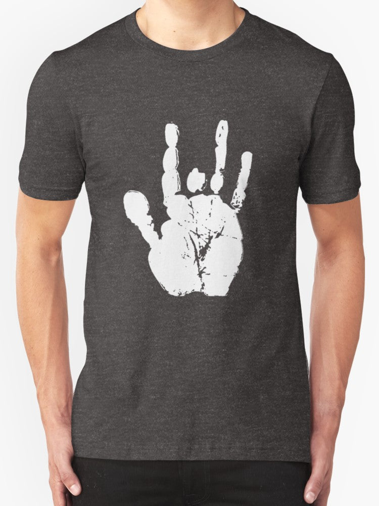 Grateful Dad Handprint Deadhead Shirt - Reallgraphics
