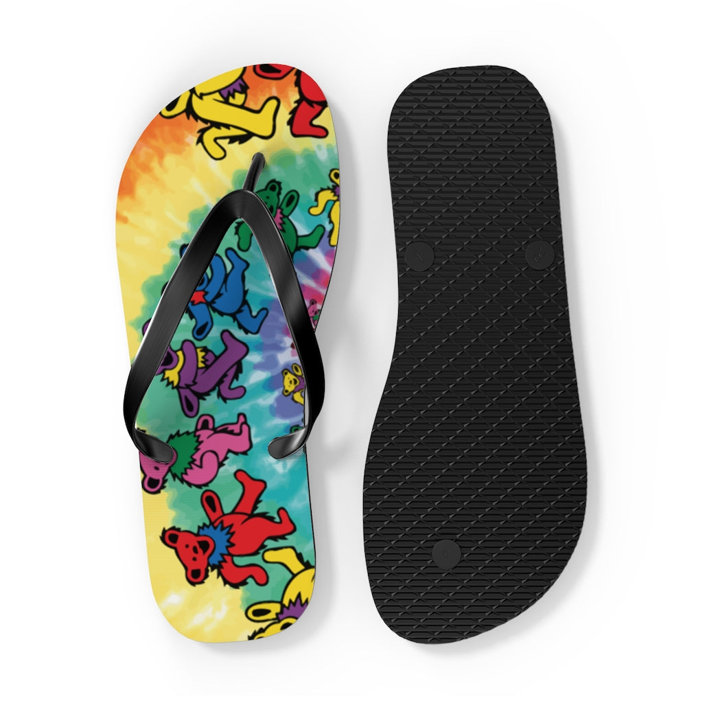 The Grateful Dead The Rollers Bear Trip Flip Flops Store