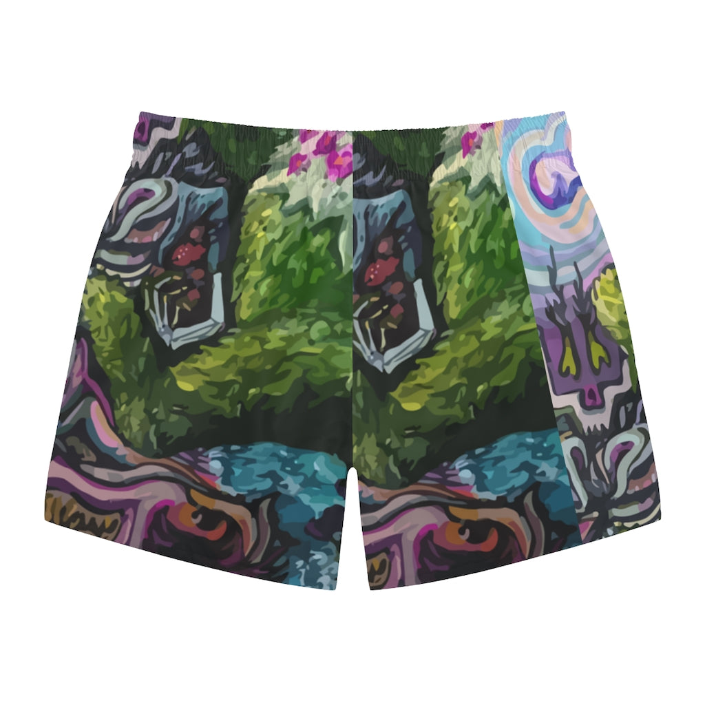 Psychedelic on sale swim trunks