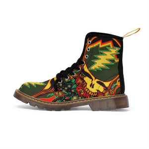 The Grateful Dead - Steal Your Face - Canvas Boots