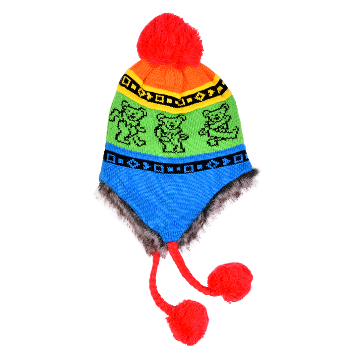 Grateful Dead - Rainbow Bear Knit  - Hats