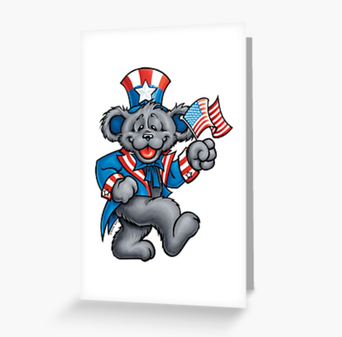 Grateful Dead - Uncle Bear - Greeting Cards & PostCards