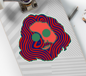 Grateful Dead - Jerry Face - Sticker