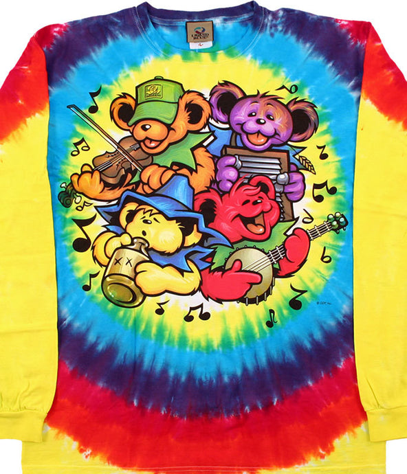 Grateful Dead - Bear Jamboree Tie-Dye - Long Sleeve