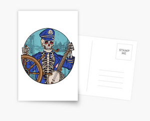 Grateful Dead - Captain Dead - Greeting Cards & PostCards