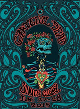 Grateful Dead - Santa Clara 2015 - Poster