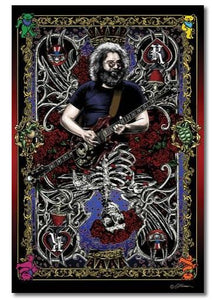 Grateful Dead - Jerry Card - Poster
