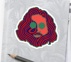Grateful Dead - Jerry Face - Sticker