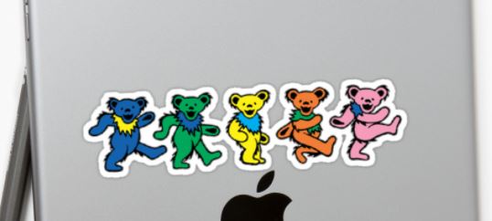 Grateful Dead - Dancing Bears - Sticker