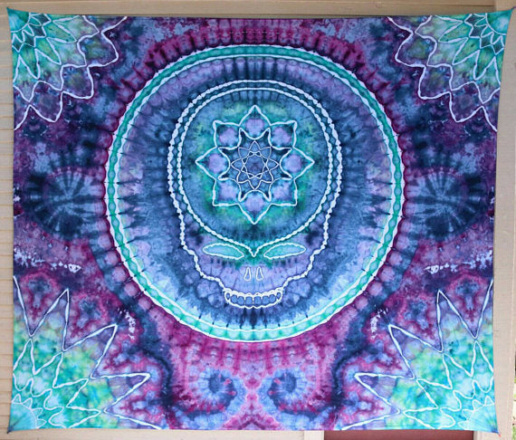 Grateful Dead - Steal Your Face Mandala (Tie-Dye) - Tapestry