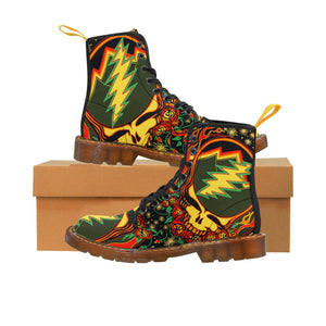 The Grateful Dead - Steal Your Face - Canvas Boots