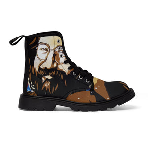 The Grateful Dead - Jerry Garcia Portrait - Canvas Boots