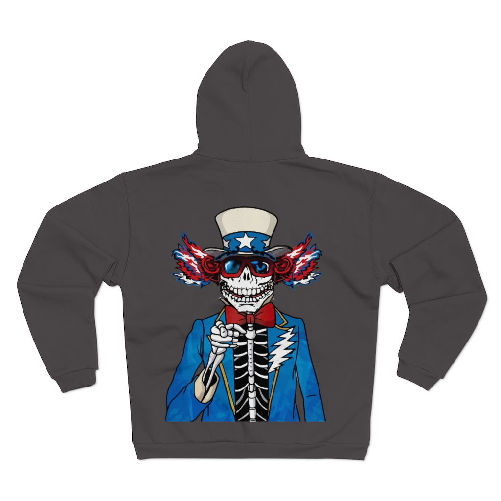 The Grateful Dead - Uncle Sam - Hooded Zip Sweatshirt | StoreYourFace
