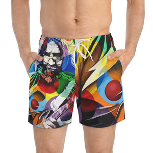 The Grateful Dead - Colorful Jerry Garcia - Swim Trunks | StoreYourFace